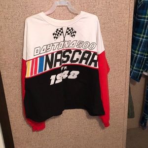 NASCAR oversized crop tee